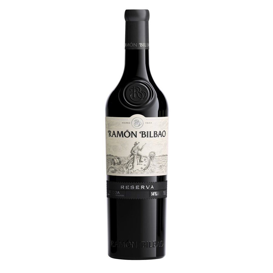 Vino D.O.Rioja RAMON BILBAO reserva botella 75 cl