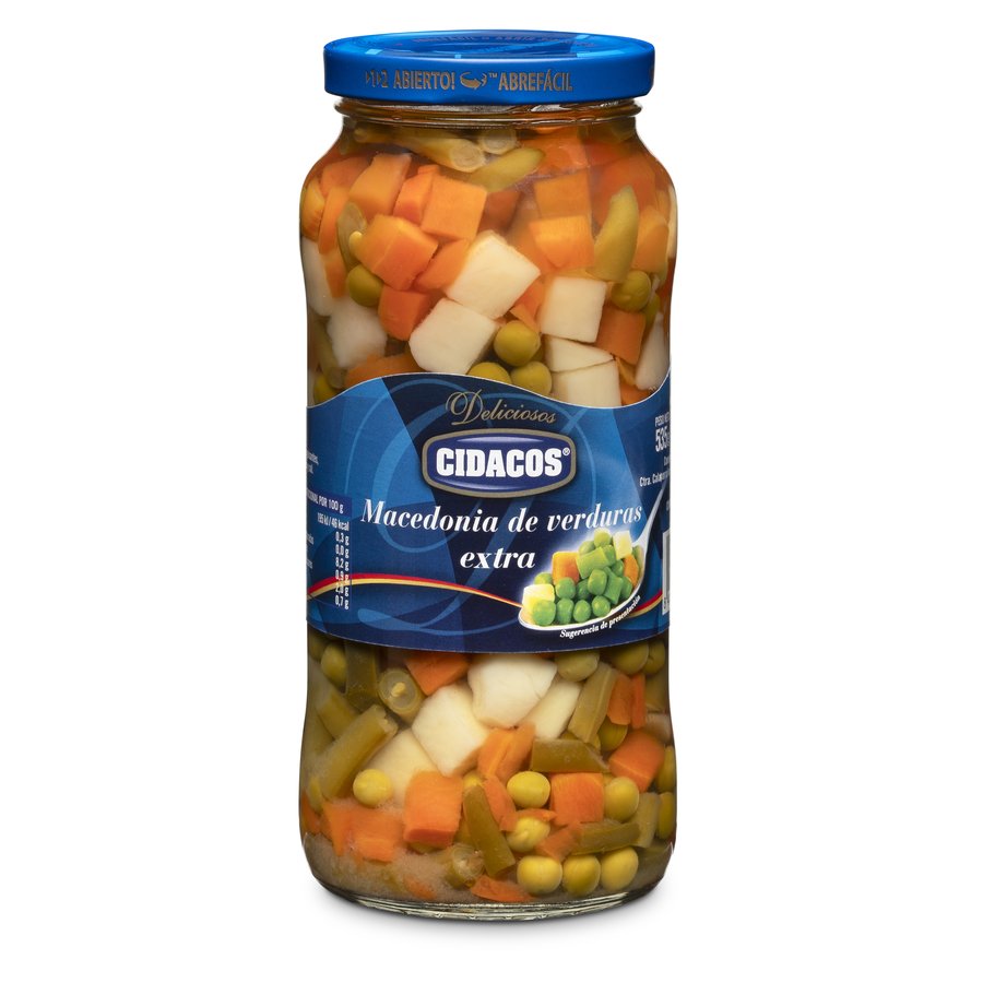 Macedonia verduras CIDACOS tarro 320 g pne.