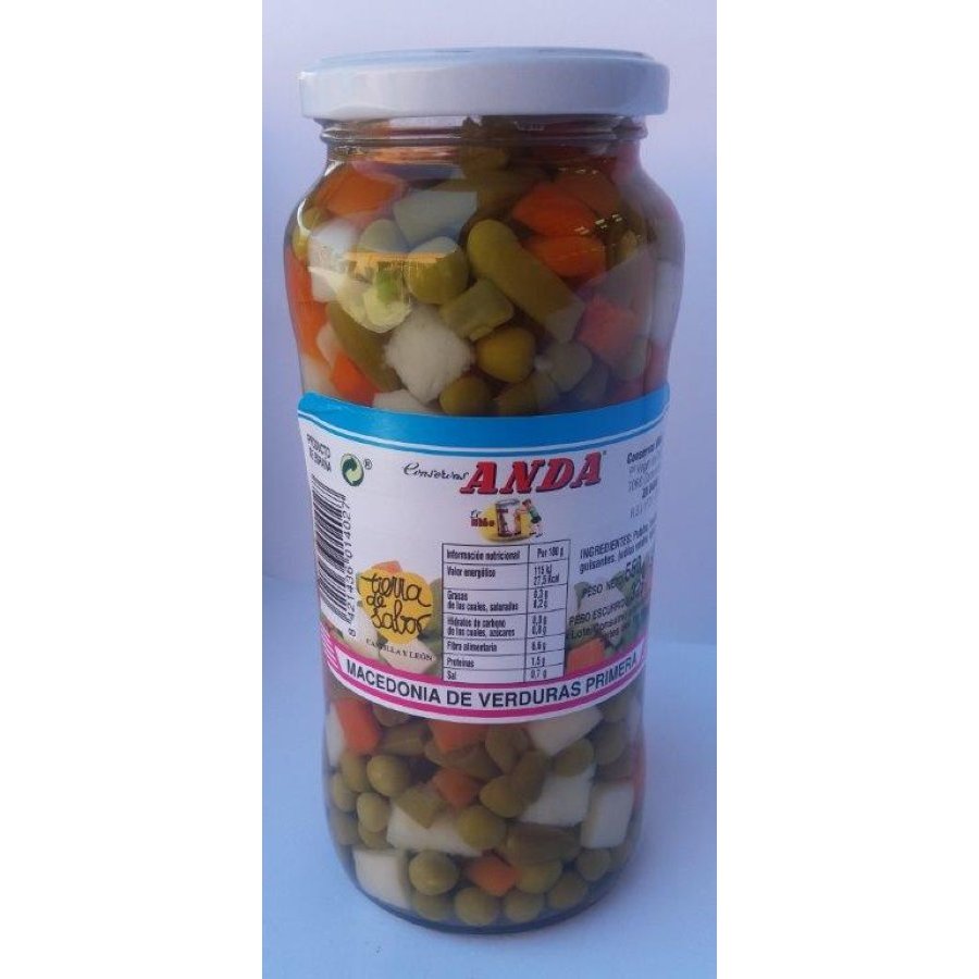 Macedonia verduras ANDA tarro 325 g pne.