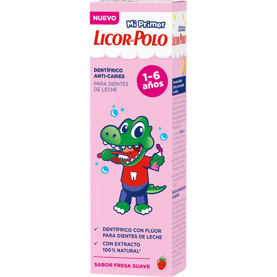 DentÍfrico LICOR DEL POLO junior (1-6) fresa 50 ml