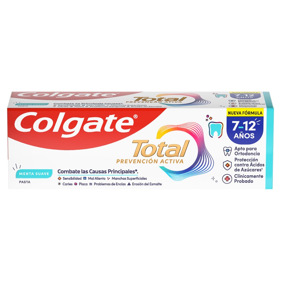 Dentífrico COLGATE total 7-12 años 50 ml