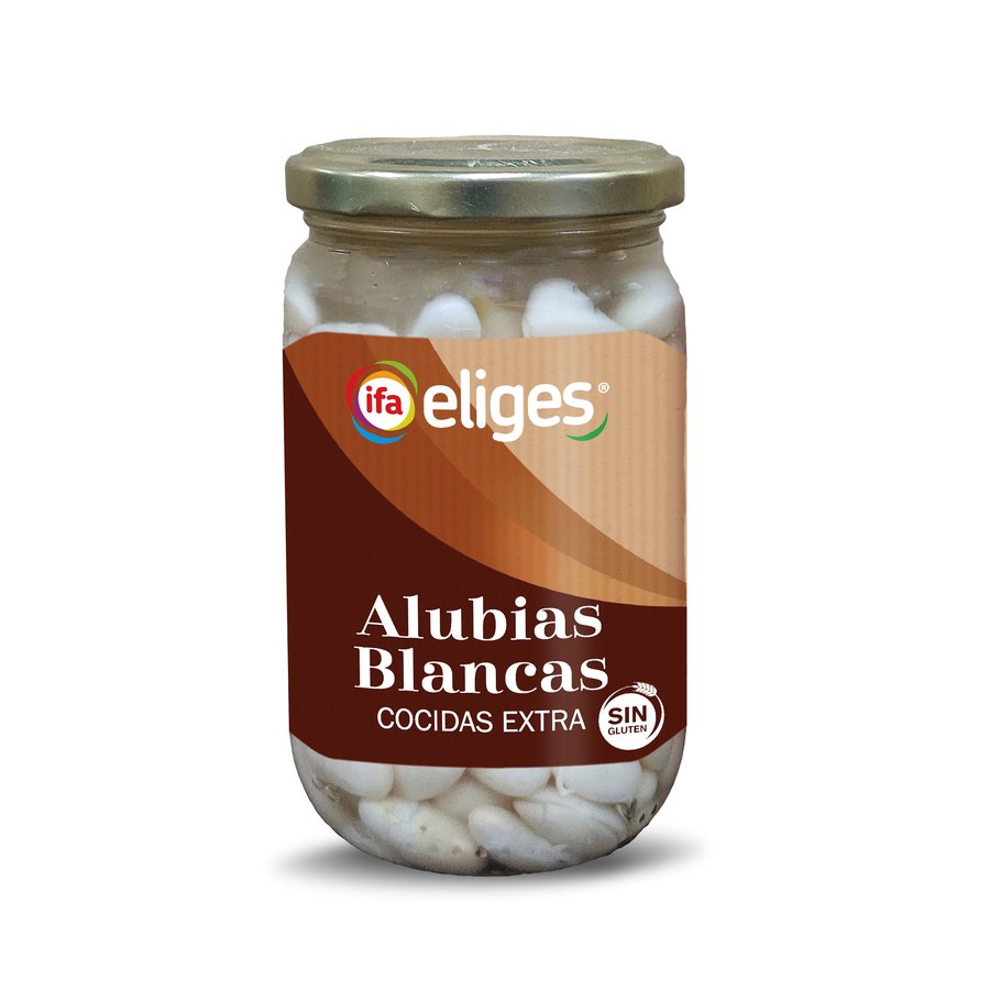 Alubia cocida IFA ELIGES frasco 210 g pne.