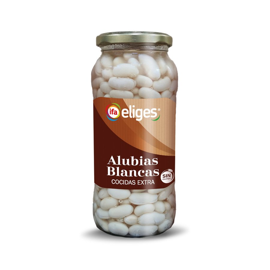 Alubia cocida IFA ELIGES frasco 400 g pne.