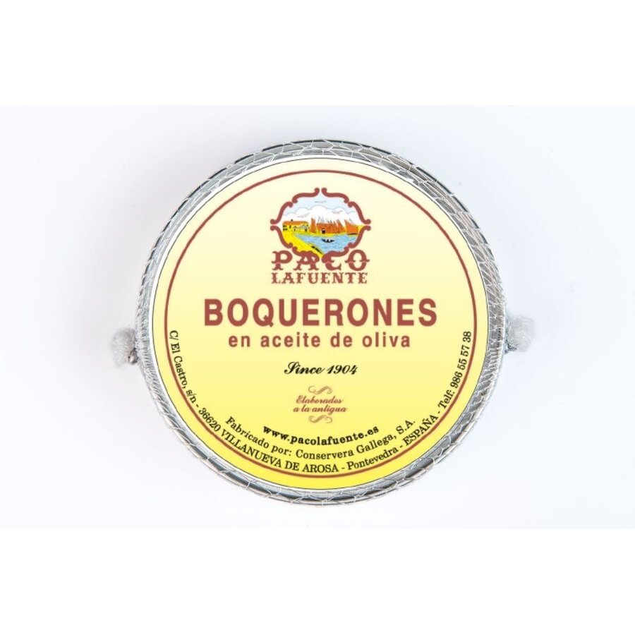 Boquerón en aceite de oliva PACO LAFUENTE 125 g PN.