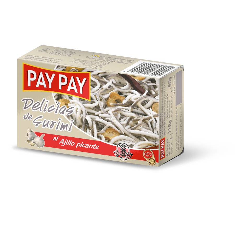 Delicias del mar ajillo picantes PAY PAY 115 g pn.