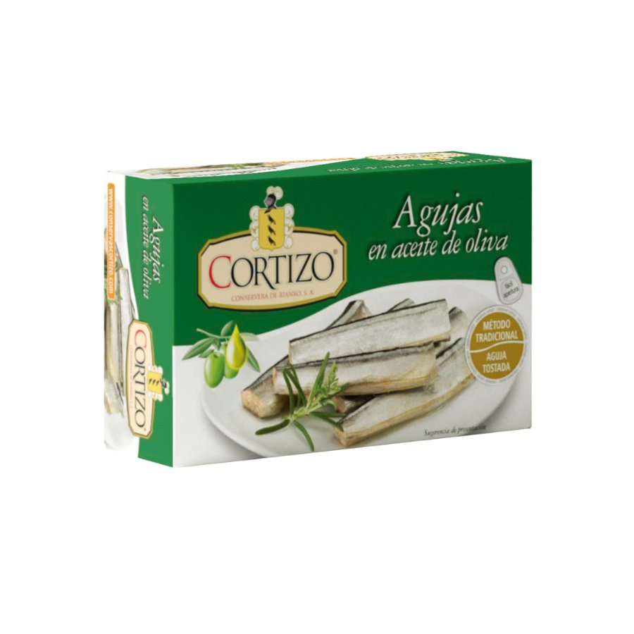 Agujas en aceite de oliva CORTIZO RR-120 PN. 115 grs.