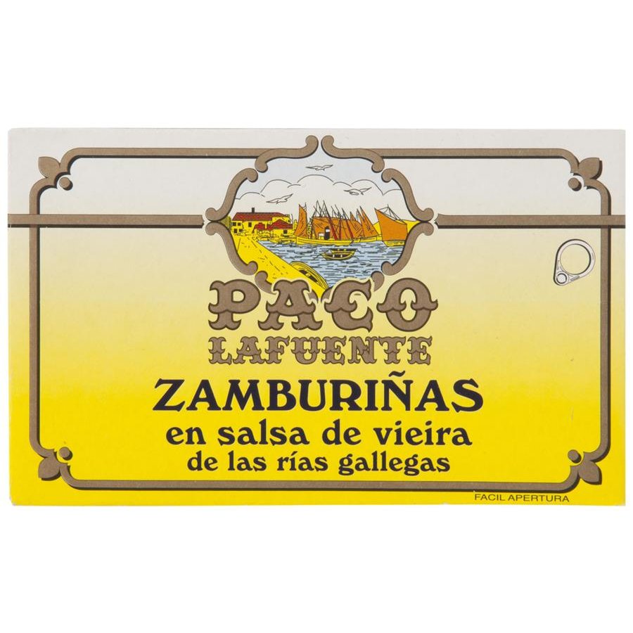 Zamburiñas salsa vieira PACO LAFUENTE 115 g pn