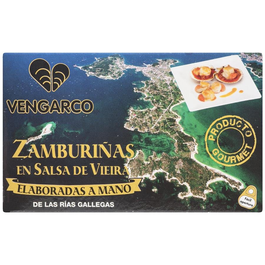 Zamburiñas en salsa de vieira VENGARCO rias gallegas 115 g pn