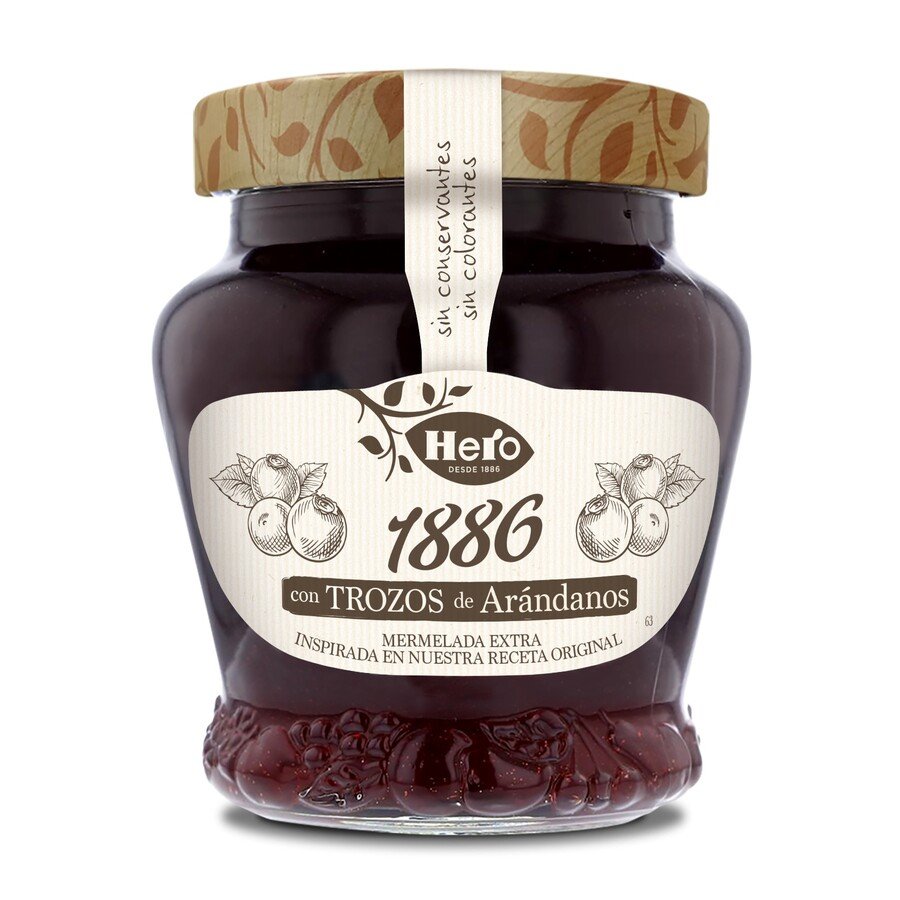 Mermelada arándanos HERO 1886 320 g