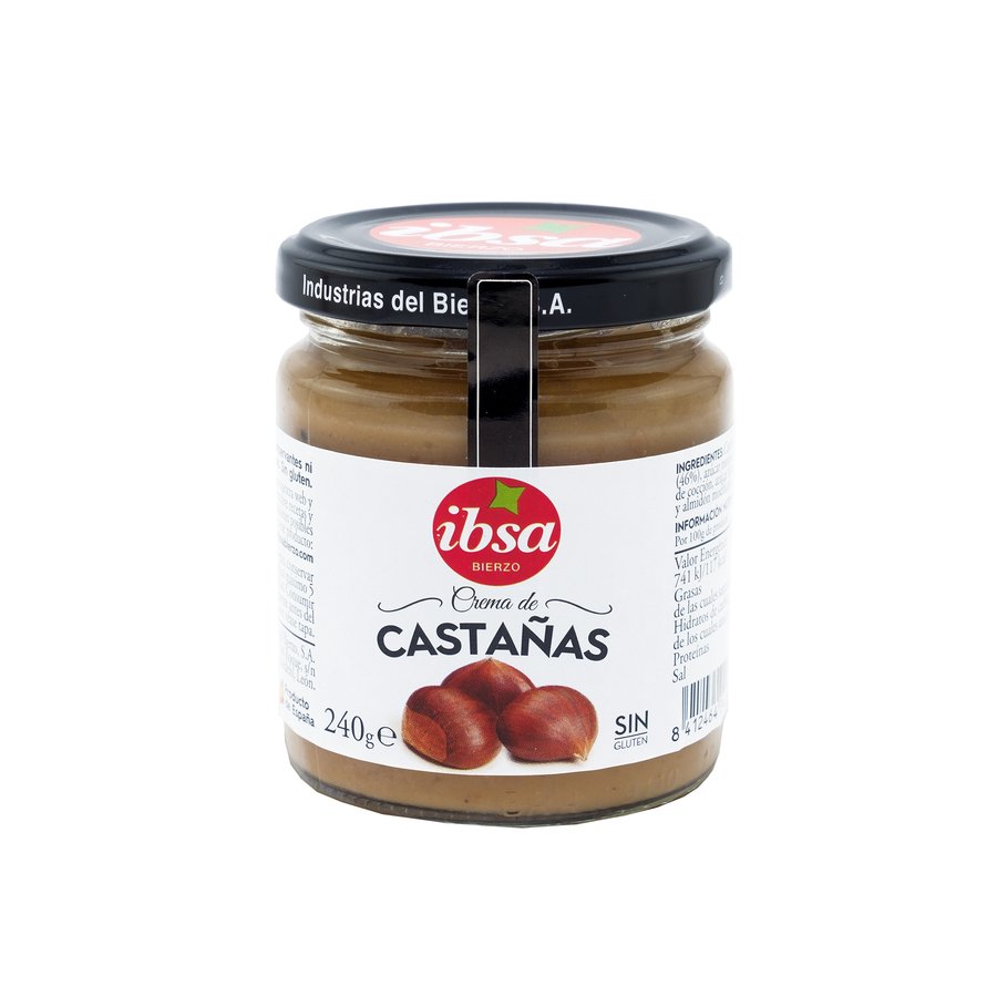 Crema de castañas IBSA frasco 240 g