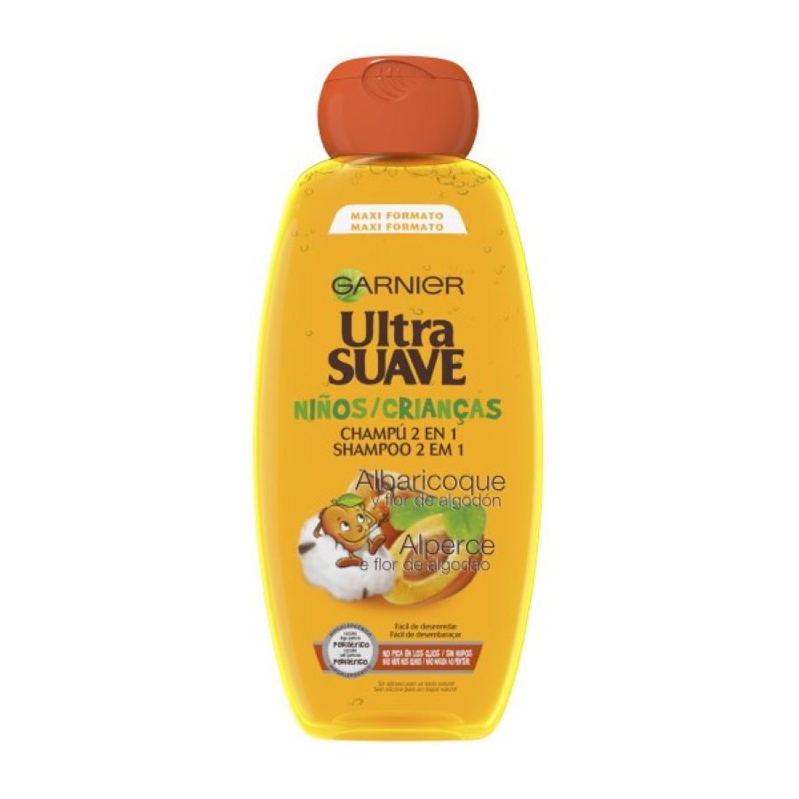 Champú ultrasuave albaricoque GARNIER 400 ml