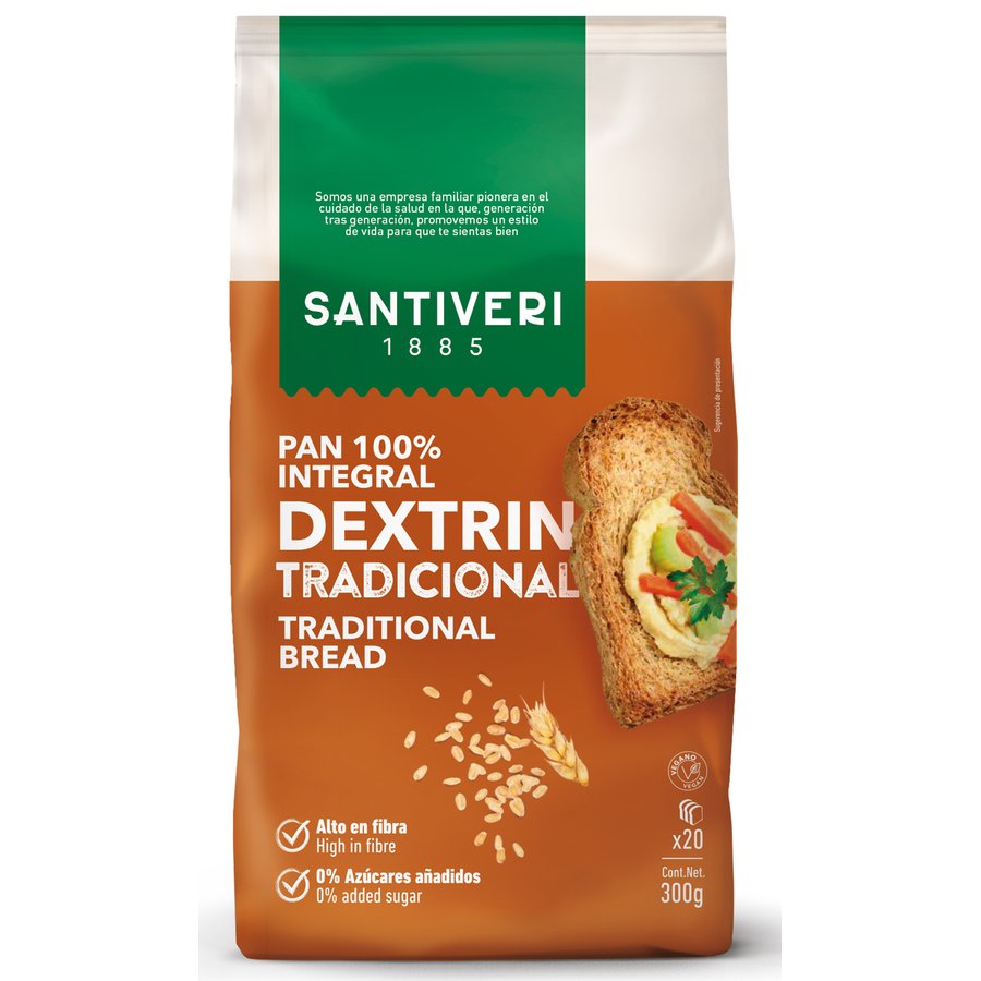 Pan dextrin integral SANTIVERI 300 g