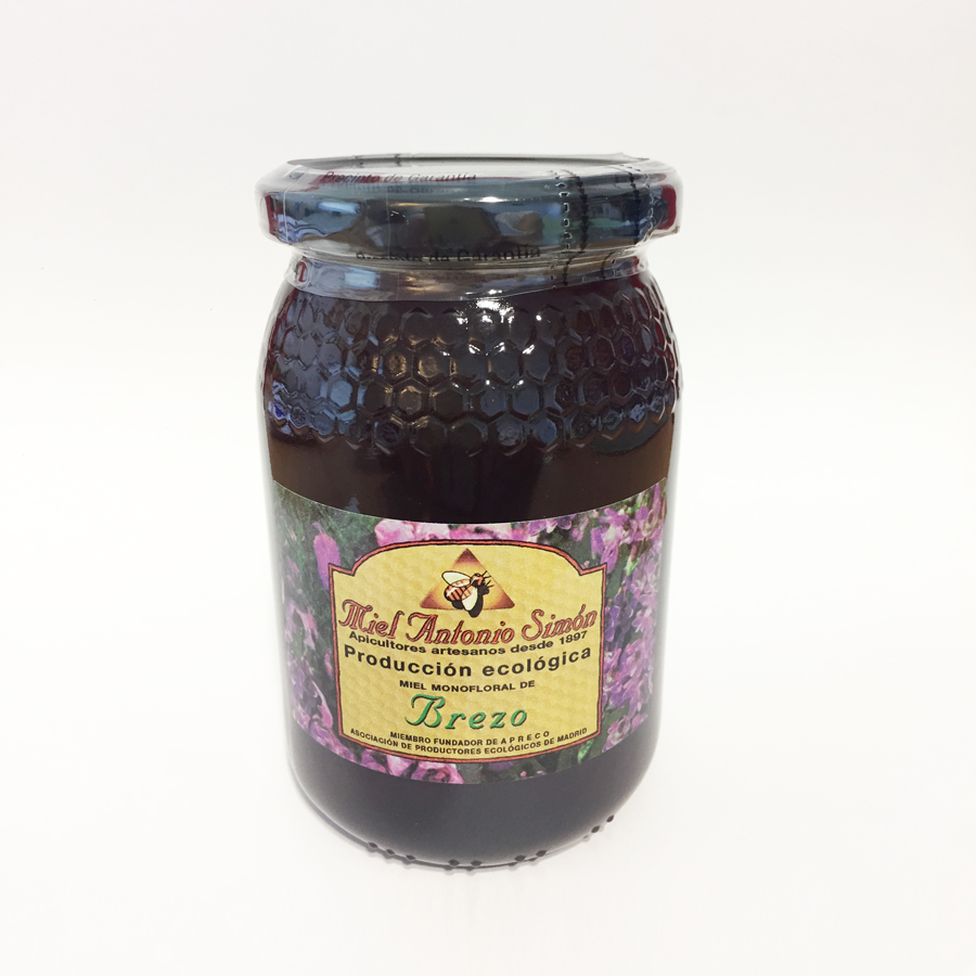 Miel brezo ANTONIO SIMON ecológica frasco 500 g