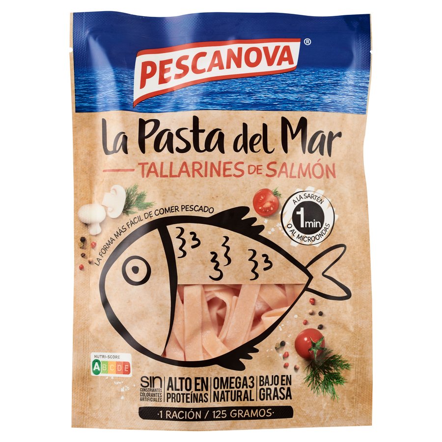 Tallarines de salmón PESCANOVA 125 g