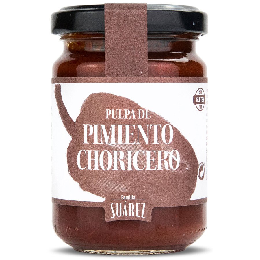 Pimiento choricero en pulpa FAMILIA SUAREZ frasco 135 g