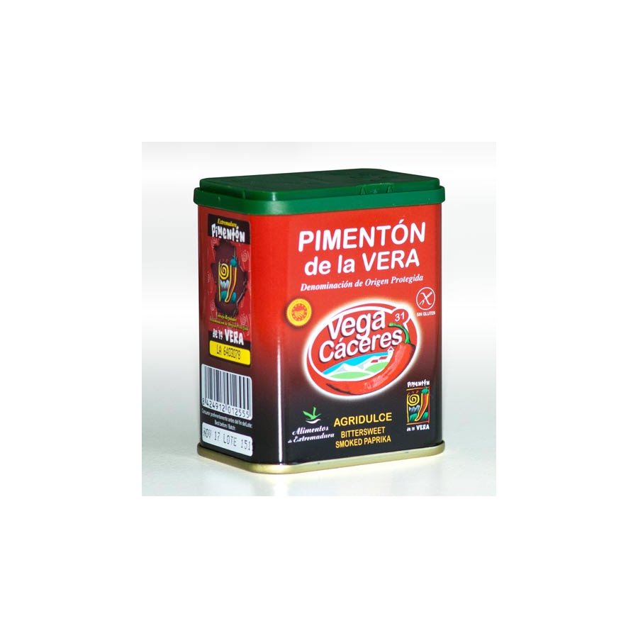 Pimentón 31 agridulce D.O.P VEGACACERES 75 grs.