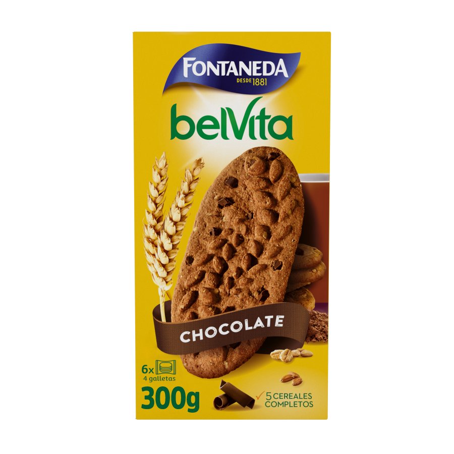 Galletas FONTANEDA belvita chocolate 300 g