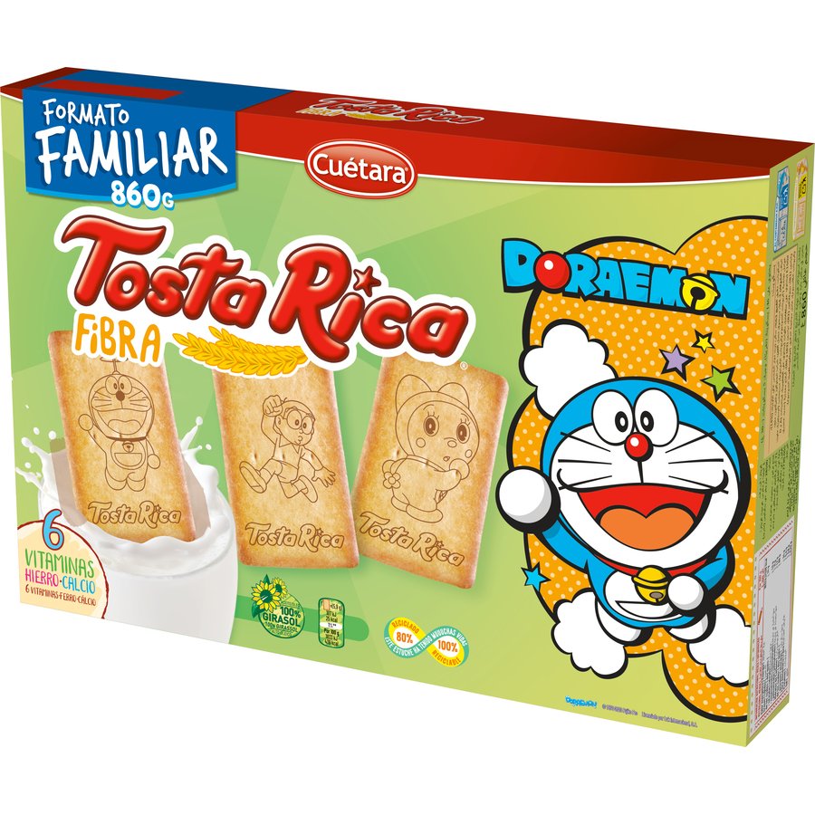 Galletas Cuetara TOSTA RICA fibra 860 g