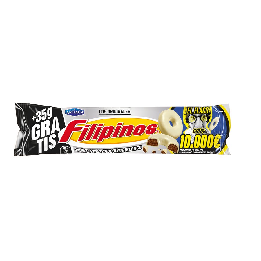 Galletas artiach FILIPINOS chocolate blanco 93 g