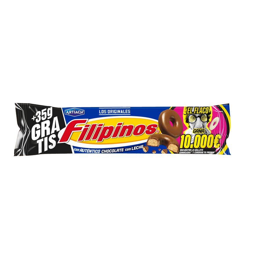 Galletas artiach FILIPINOS chocolate con leche 93 g
