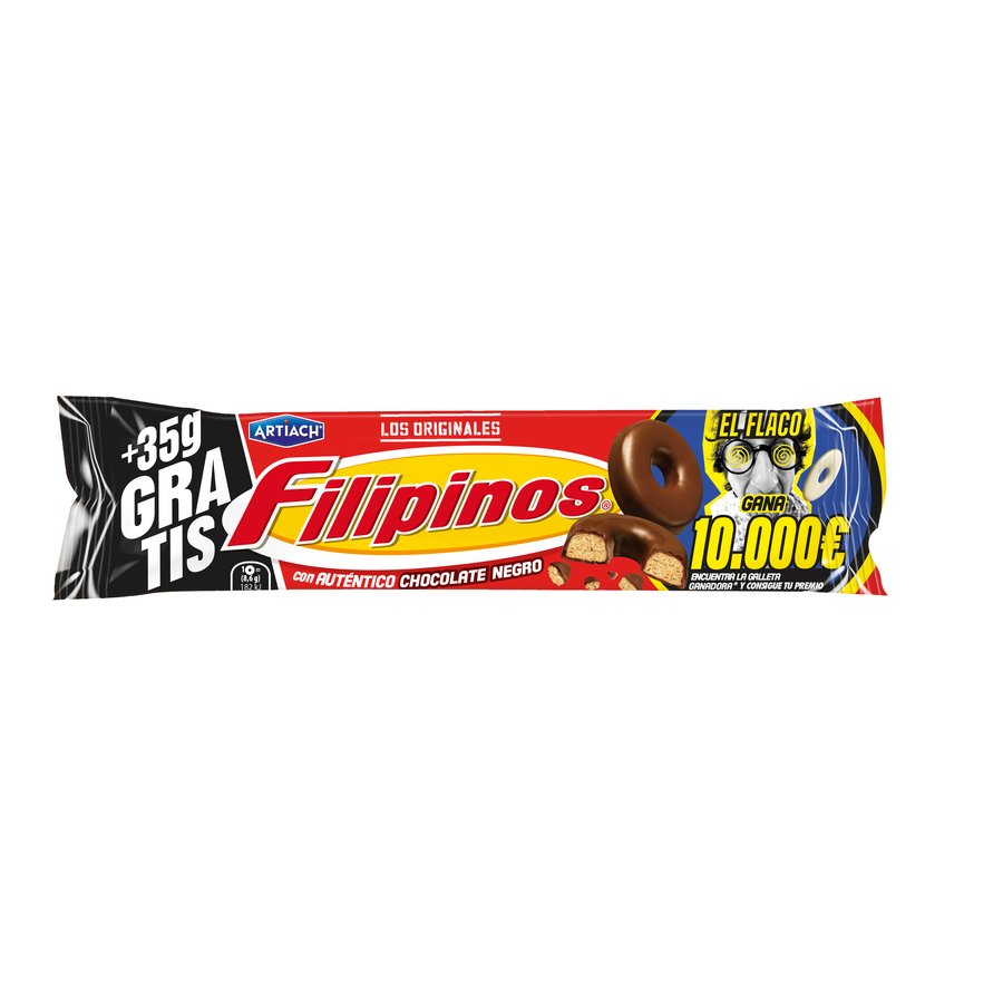 Galletas artiach FILIPINOS chocolate negro 93 g