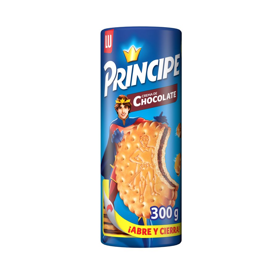 Galleta rellena de chocolate PRINCIPE LU original 300 g