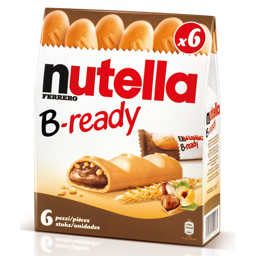 Galleta NUTELLA B-READY T.6 unidades 132 g