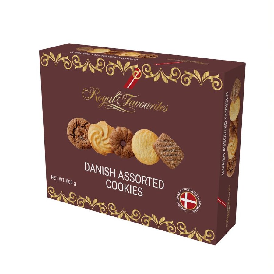 Galletas Danesitas KELSEN chocolate Royal surtidas 800 g