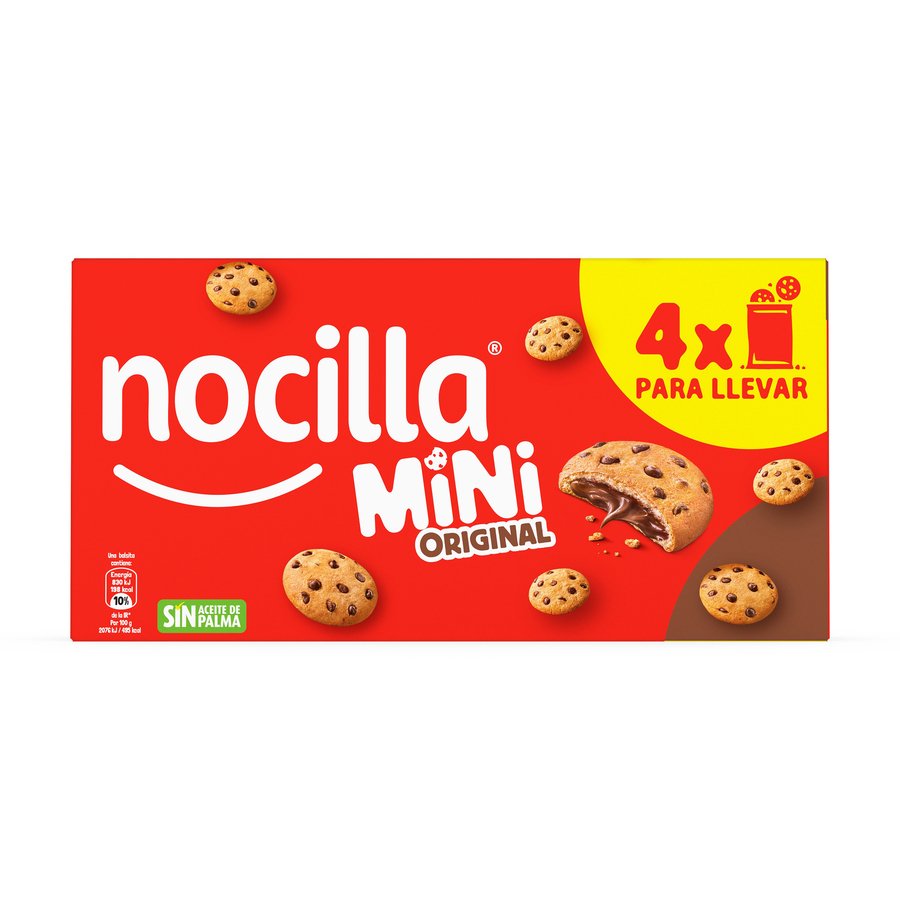 Galletas mini Cookies NOCILLA negra 160 g