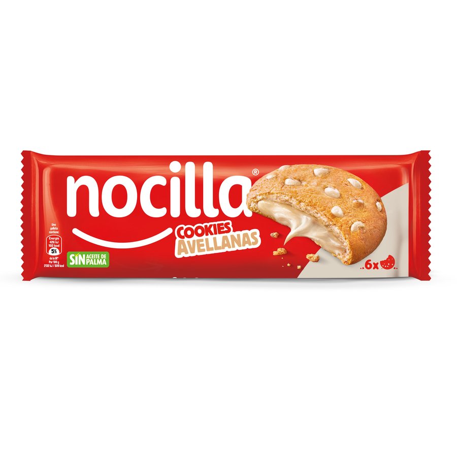 Galletas Cookies NOCILLA blanca 120 g