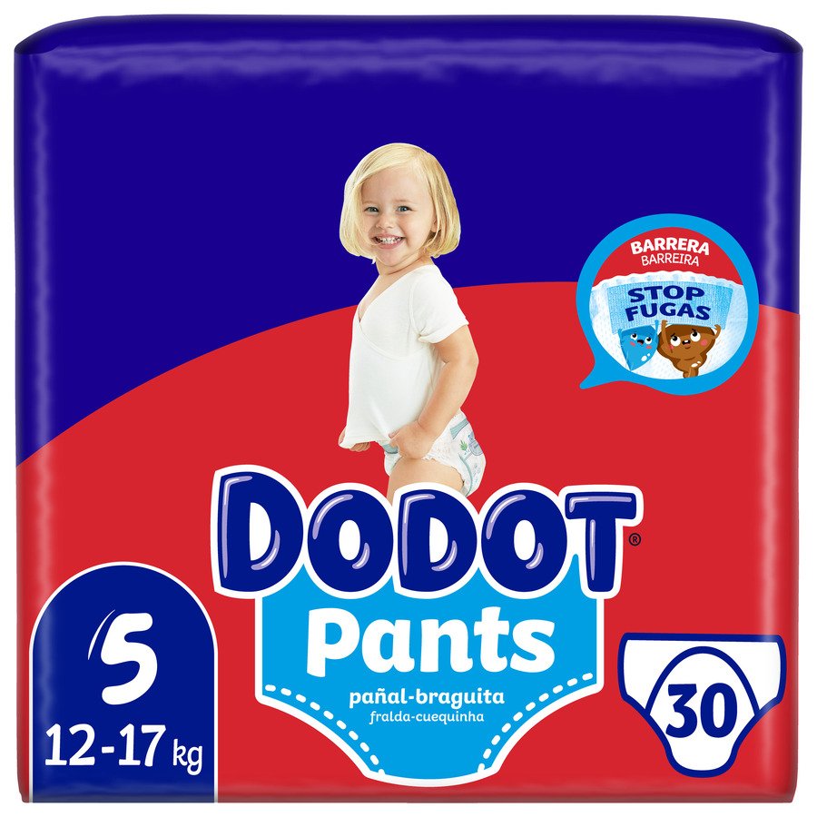 Pañal aprendizaje DODOT Pants talla 5 30 unidades
