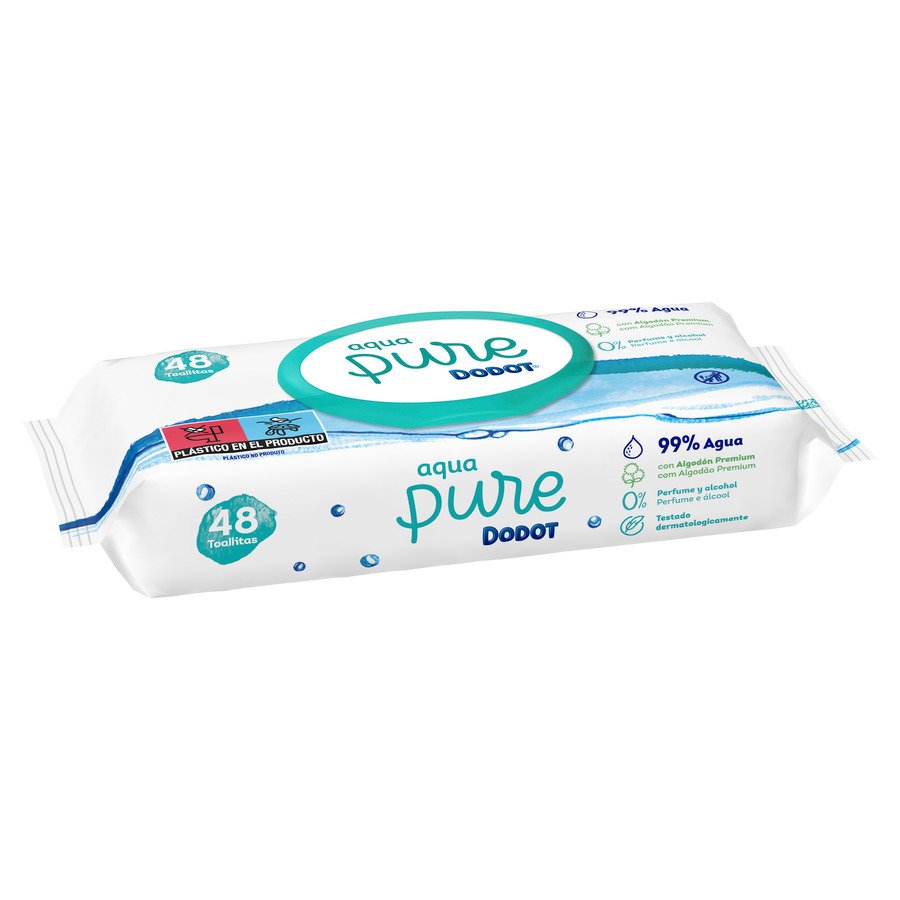 Toallitas DODOT Aqua Pure 48 unidades