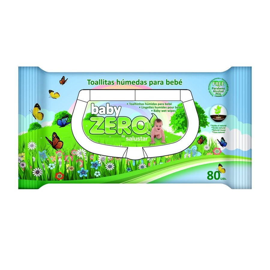 Toallitas infantiles SALUSTAR Babyzero 80 unidades