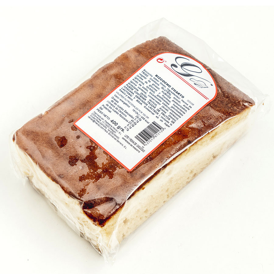 Bizcocho casero cuarto 375 g