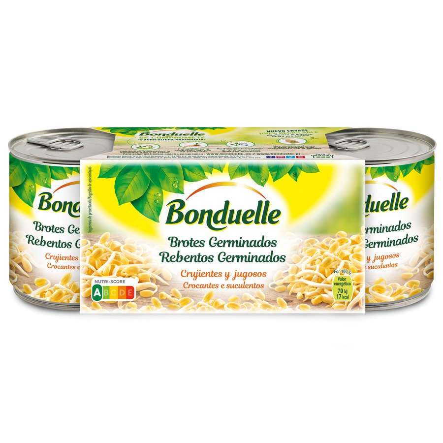Brotes germinados BONDUELLE pack 3x90 g pne.