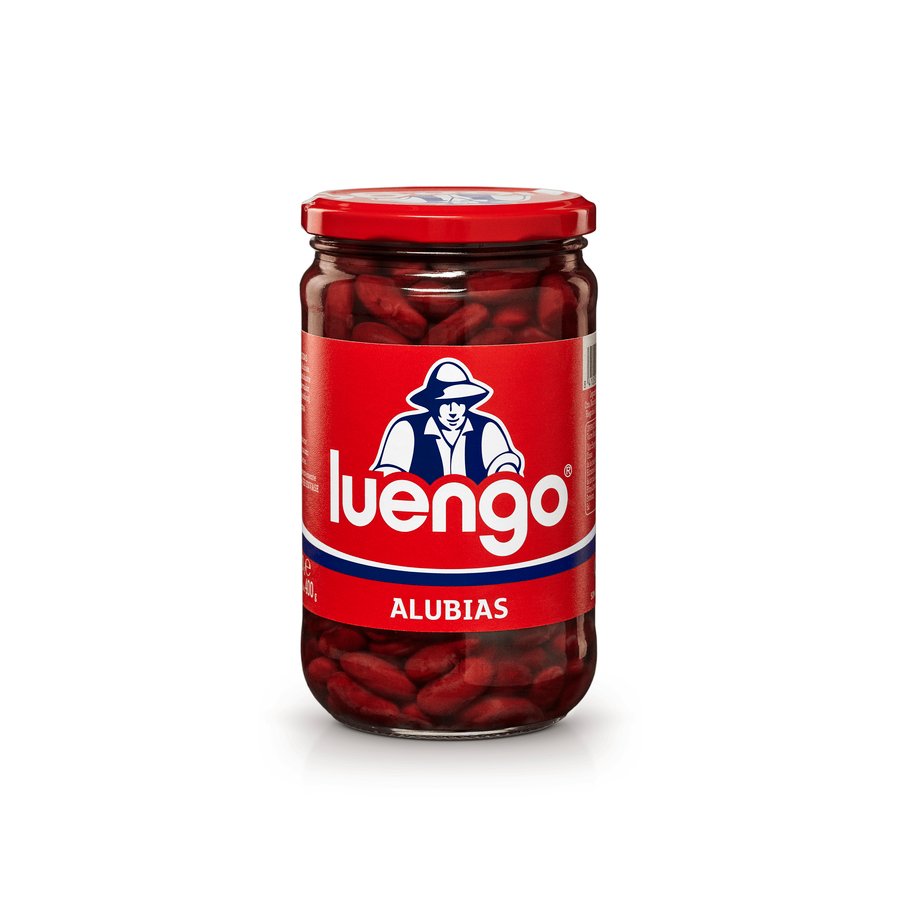 Alubia roja cocida LUENGO gran selección 400 g pne.