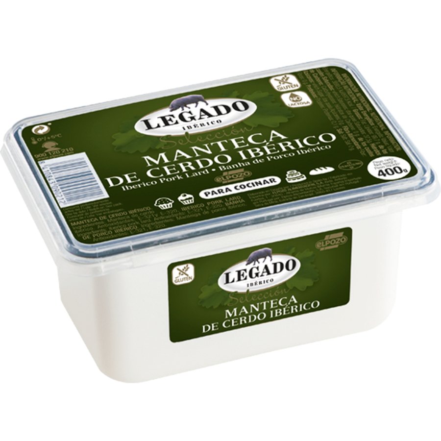 Manteca de cerdo ibérico ELPOZO LEGADO IBERICO tarrina 400 g