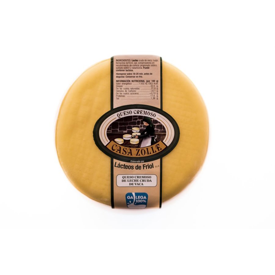 Queso cremoso leche cruda CASA ZOLLE kilo