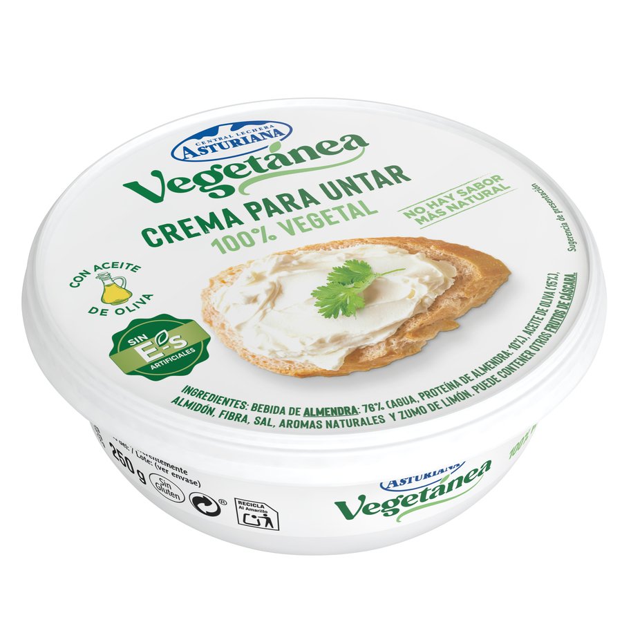 Crema untar VEGETANEA 100% vegetal 250 g