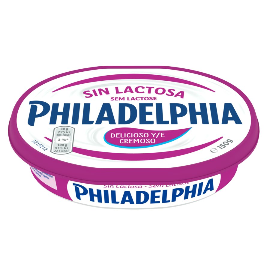 Queso PHILADELPHIA sin lactosa tarrina 150 g