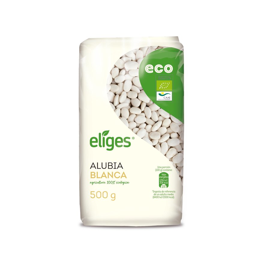 Alubia blanca ecológica ECO ELIGES paquete 500 g