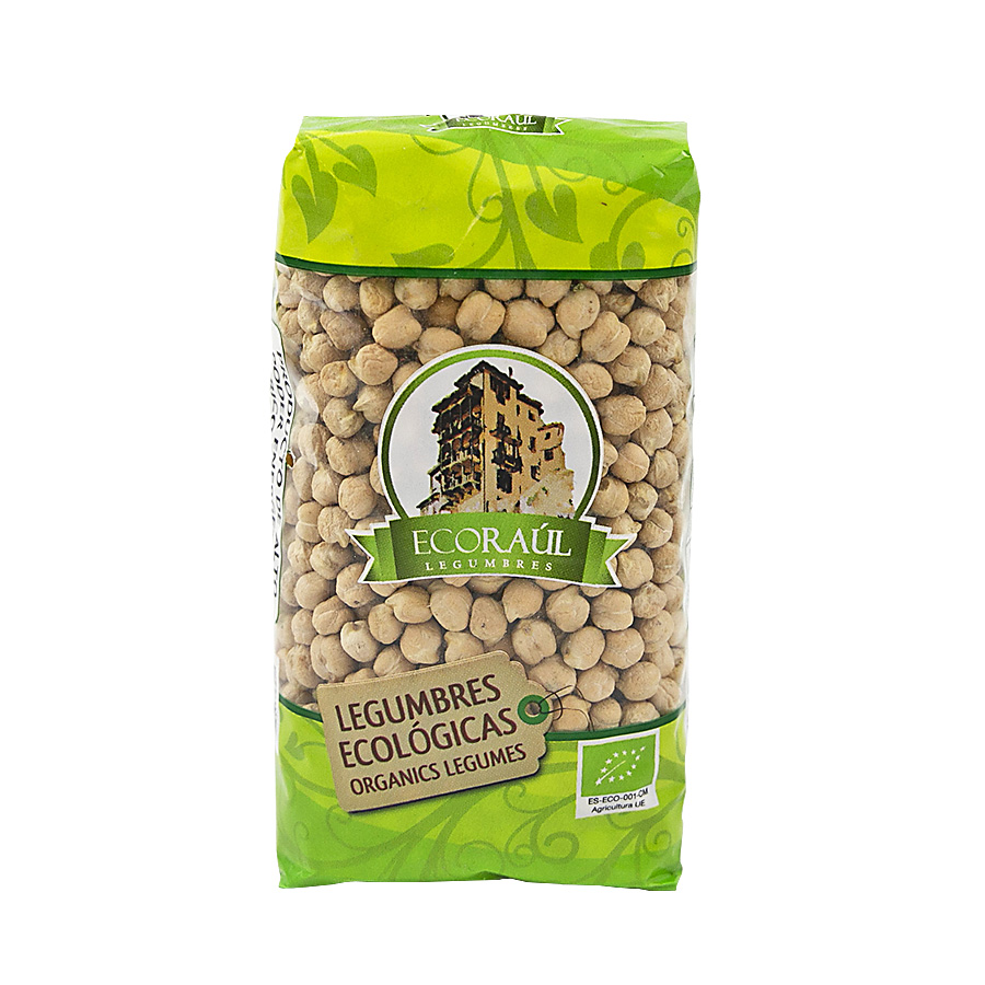 Garbanzo castellano ecológico ECORAUL 500 g