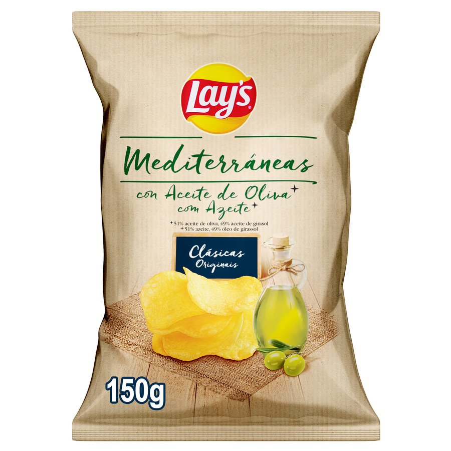 Patatas fritas LAY'S artesanas mediterráneas 150 g