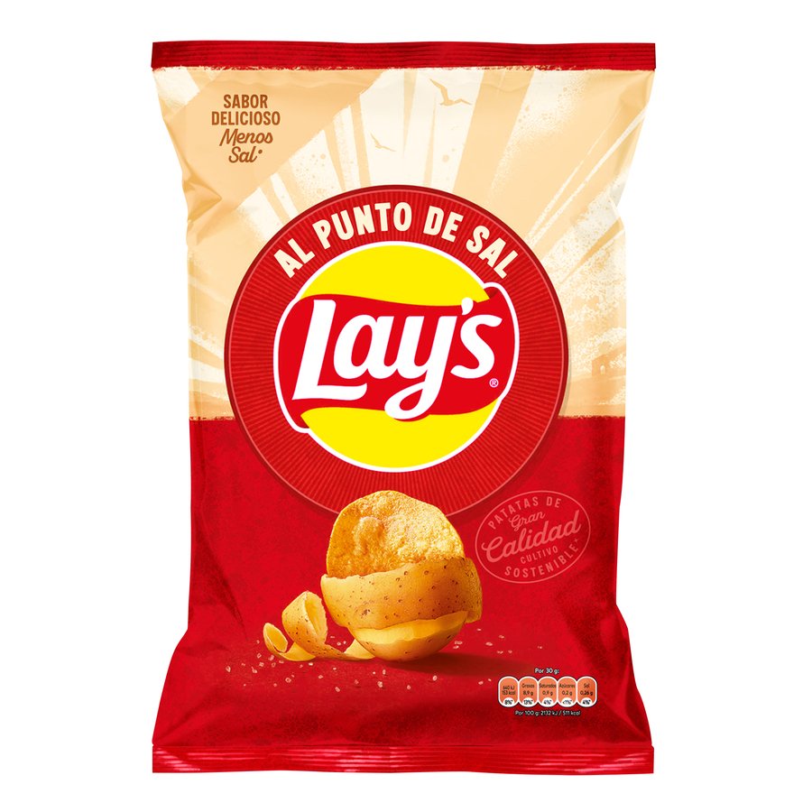 Patatas fritas LAY'S al punto de sal 160 g