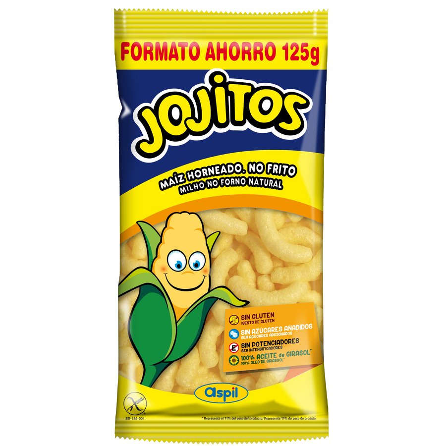 Gusanitos Jojitos (7 gr) - Sin gluten - Aspil