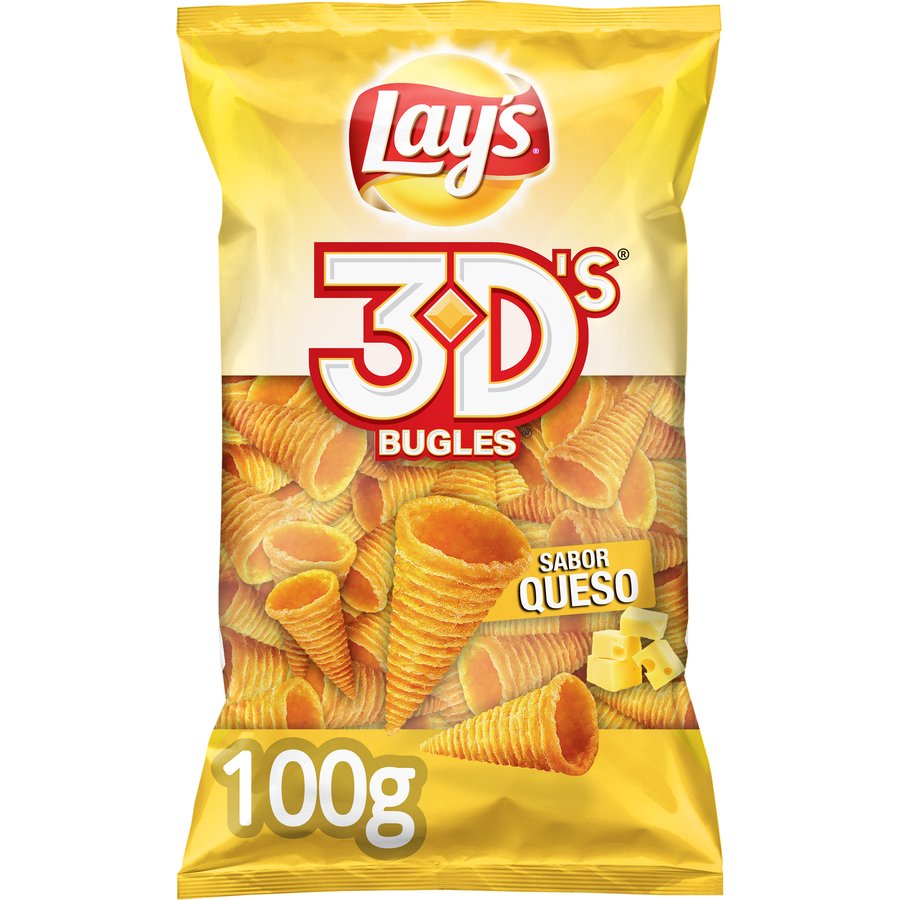 Aperitivos LAY'S 3D'S queso 100 g