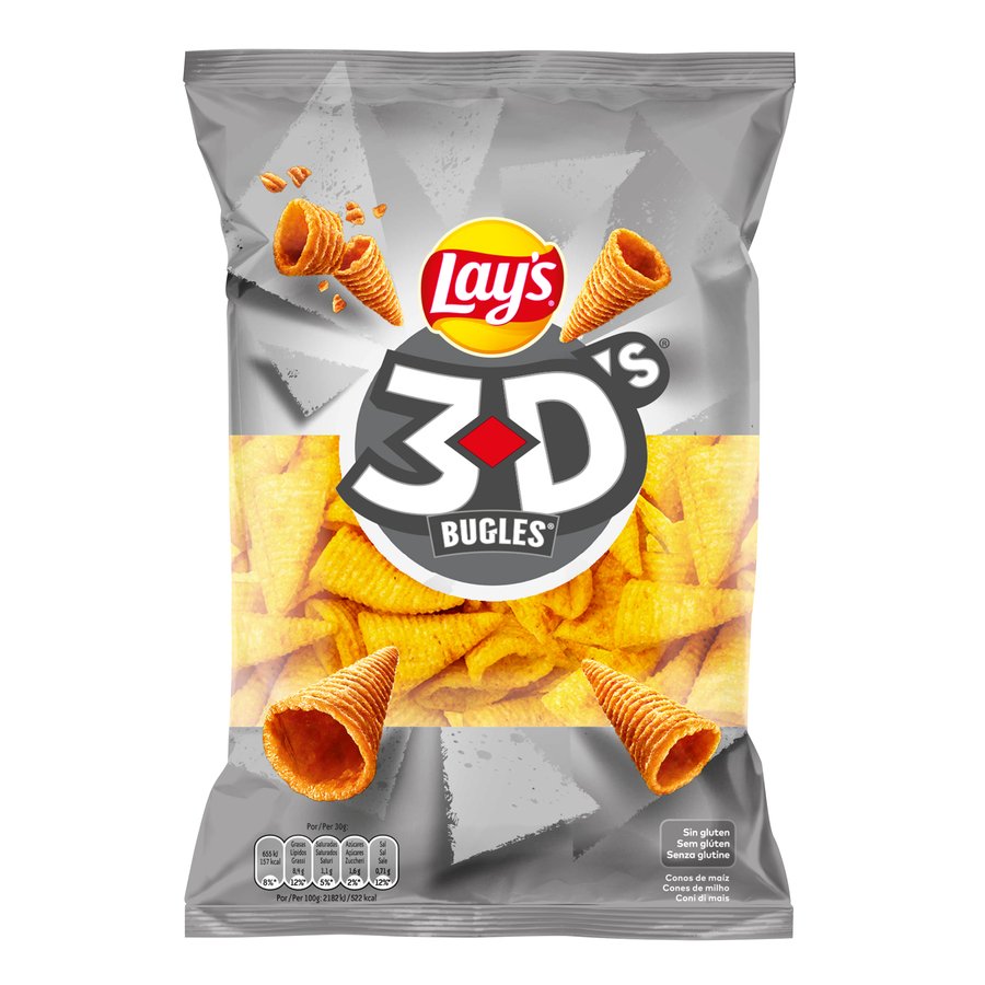 Aperitivos LAY'S 3D'S bolsa 100 g