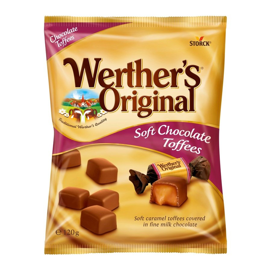 Caramelos WERTHER'S Original Schoco Toffees bolsa 120 g