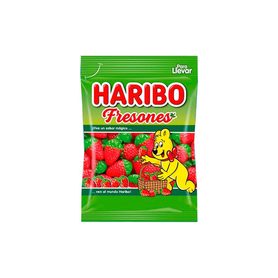Caramelos goma fresones HARIBO 100 g