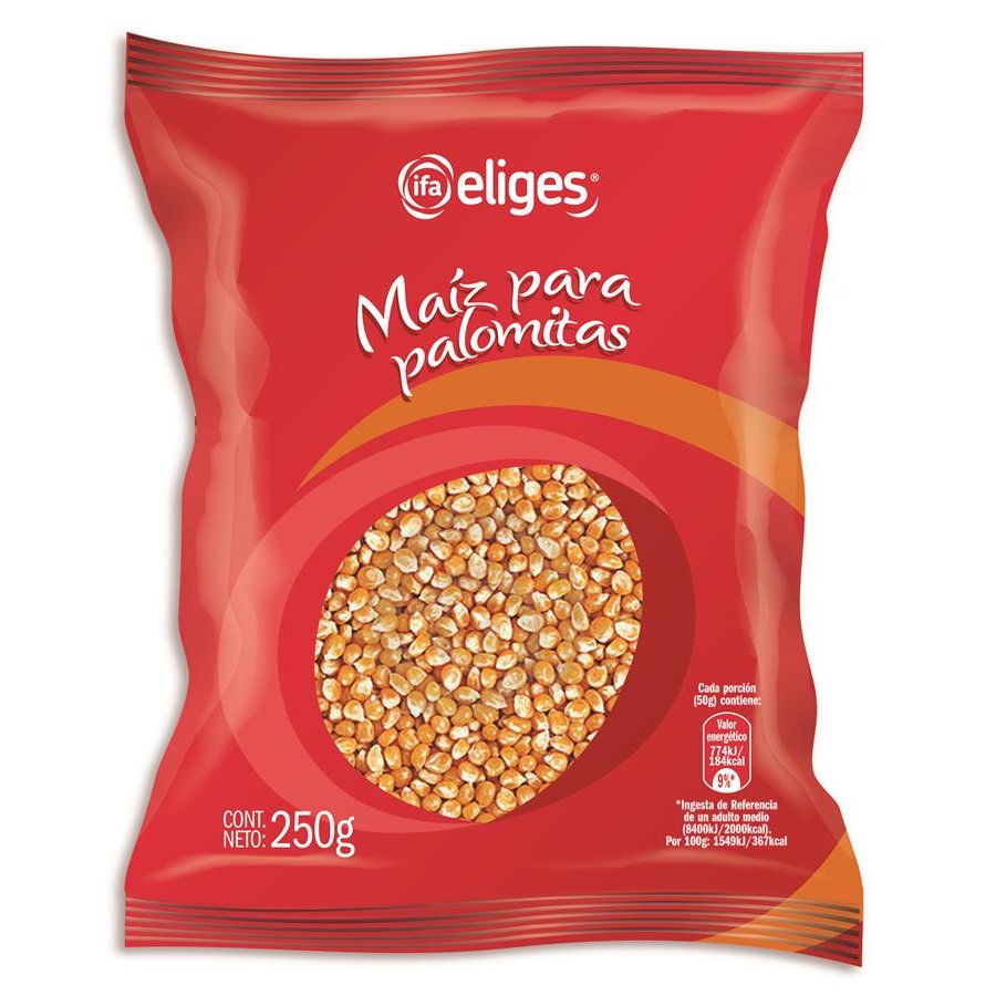 Maíz palomitas IFA ELIGES bolsa 250 g